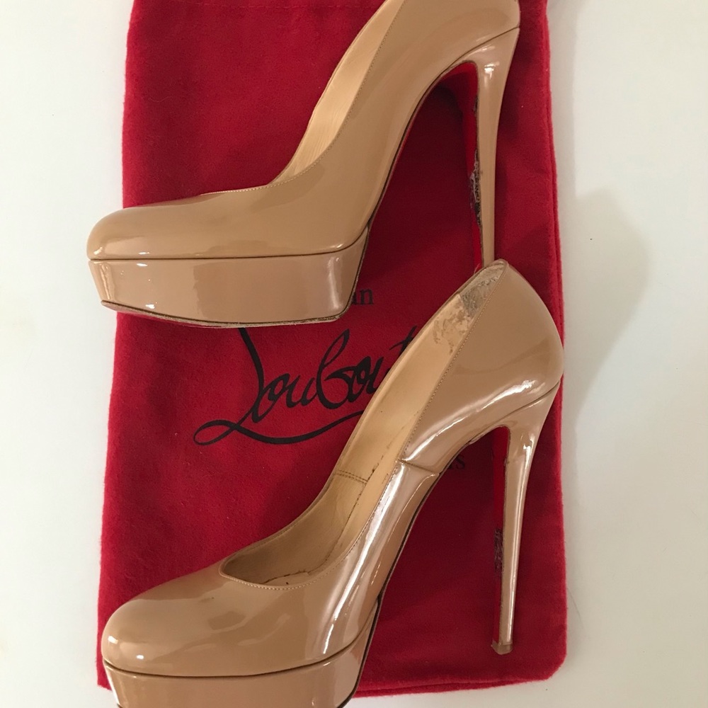 Christian Louboutin Bianca Patent Leather Pumps